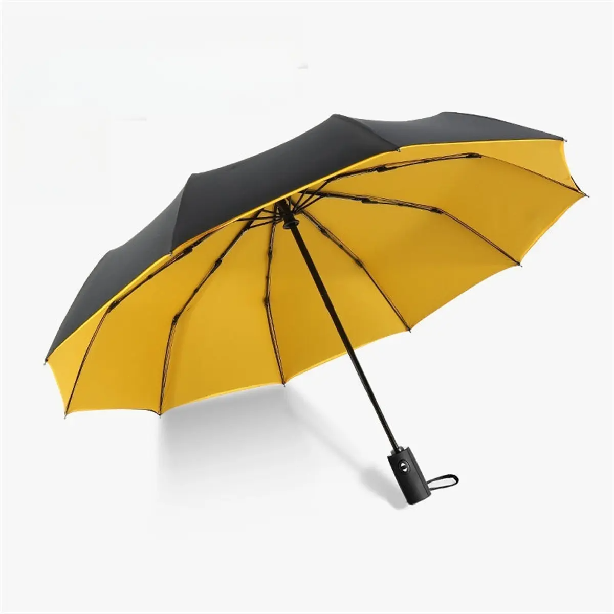Automatic Folding Windproof Umbrella β Compact Waterproof Rain Umbrella with Easy-Grab Loop, Portable Travel Design for Men & Women