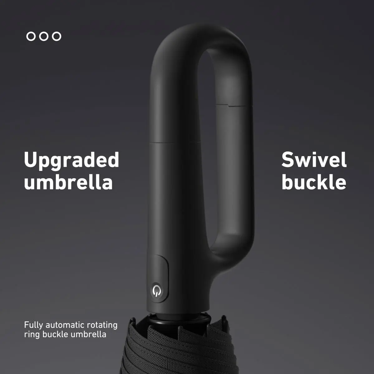 Automatic Folding Windproof Umbrella – Compact Waterproof Rain Umbrella with Easy-Grab Loop, Portable Travel Design for Men & Women